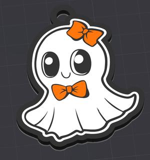 Cute Halloween Ghost Keychain