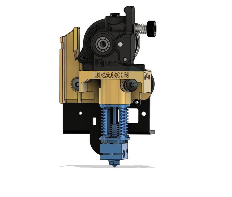 Apogee Hotendbase for a Dragon SF/HF