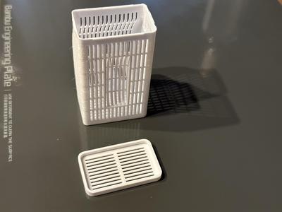 BambuLab AMS Dryer pod with indent for AMS fix