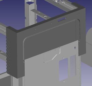 Bambu Lab Edition Modplate with closed back plate and PTFE guide gap