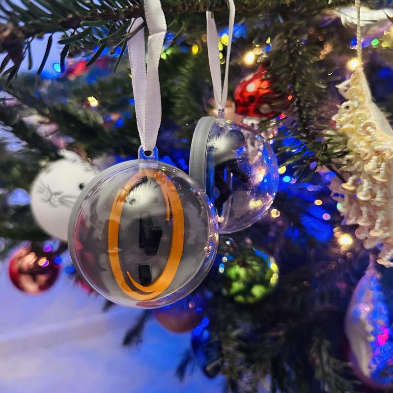 Portal Game Christmas Balls