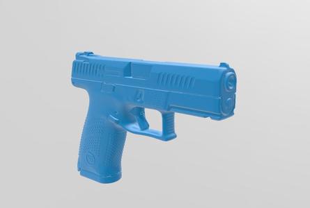 3D SCANNING CZ P-10 C REAL SIZE SCAN GUN MOLD