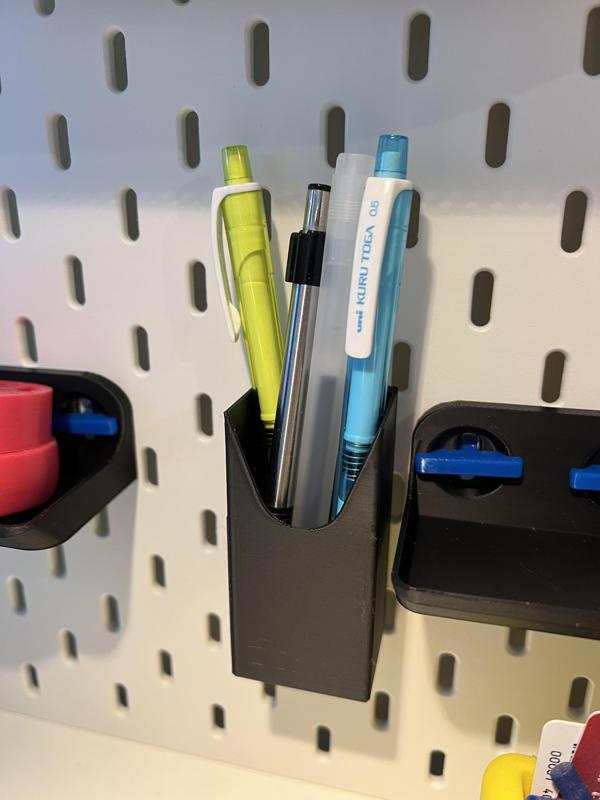 Slim Pencil Holder For IKEA Skadis