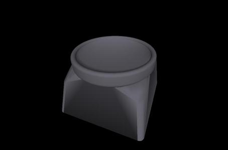 Vintage typewriter key cap