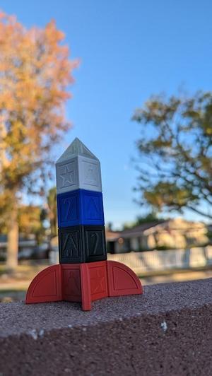 Rocket_Magnet Tiles Inspired