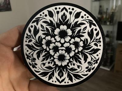 Flowers coaster