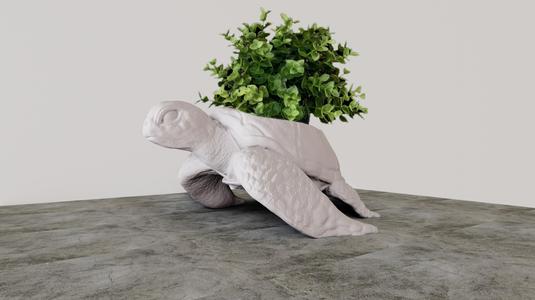turtle planter STL