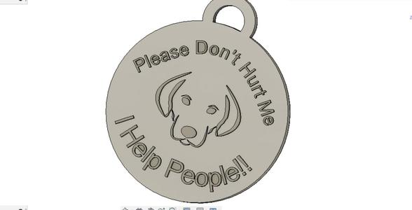 Dog ID tag