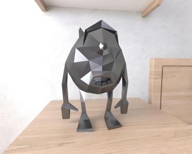Mike Wasowski Lowpoly