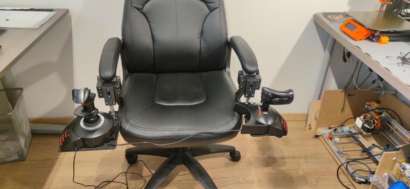 Thrustmaster T.Flight Hotas X chair attachments