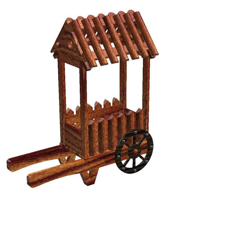 potted wagon
