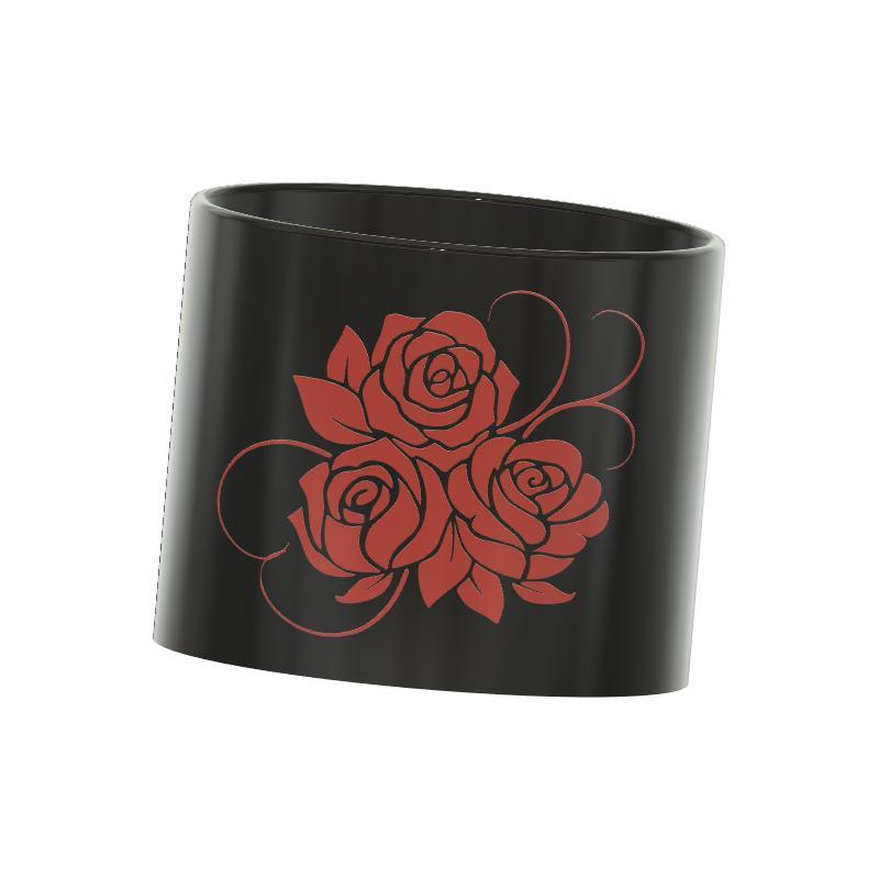 pot Crayon / stylo roses