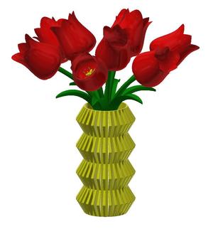 Decorative flower plant vase
