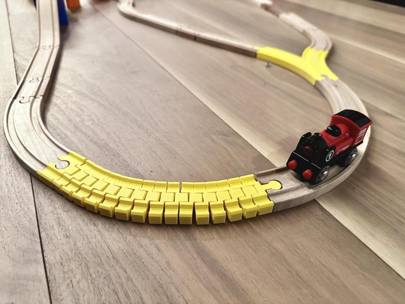 Flexible Train Track / Rails for Wooden trains