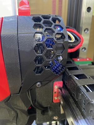 Voron Stealthburner Vented SB2040 Cover w/ Heatsinks