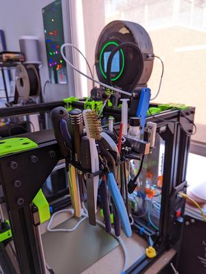 Compact Extrusion Tool Caddy