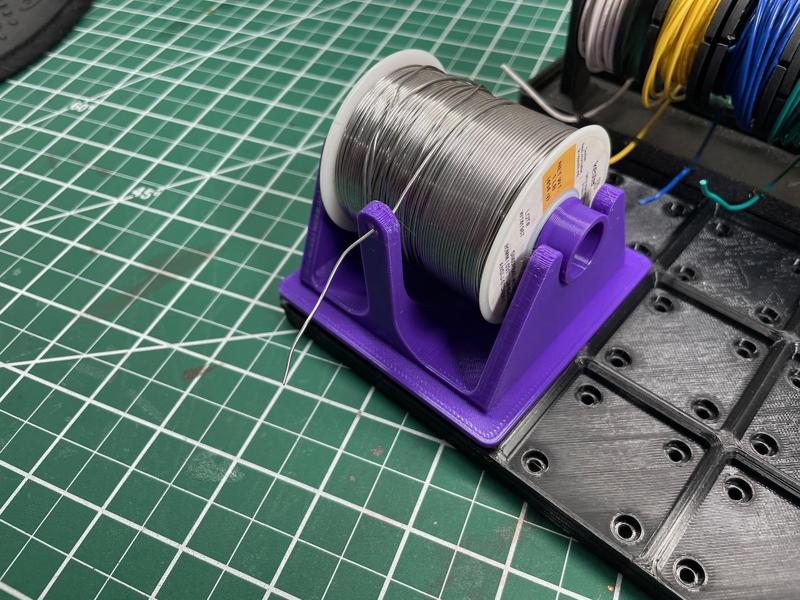 Gridfinity Kester Solder Spool Stand