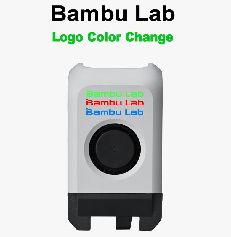 Bambu Lab Fan Housing - Changing the Color of the Logo - For Full Color Coverage Filament