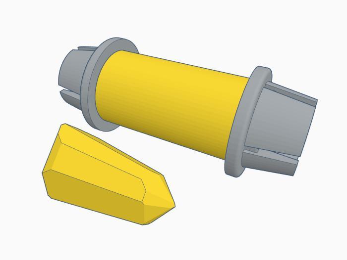 Kyber Crystal and Container (Savi's Workshop - Star Wars)