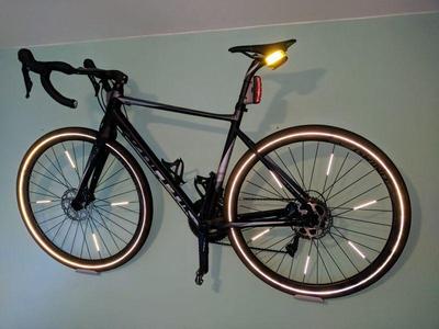 Bracket Wheel On The Wall Behind The SPD Pedal
