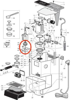 Gaggia Classic - Pump Mount