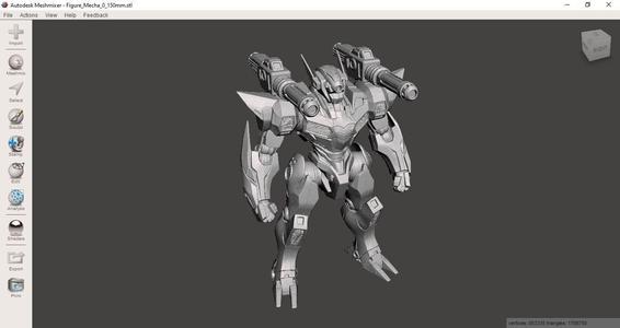 Mecha robot Figure Sentinel MK-VII - Height 150 mm