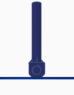 Tube for original rocket for adjustable desktop rocket