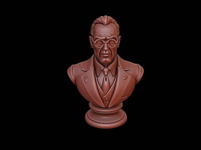 Professor X Bust
