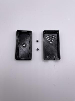 esp32-case with countersunk mounting screw hole