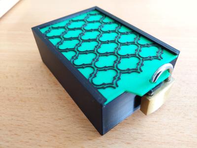 Lock Box with Sliding Lid