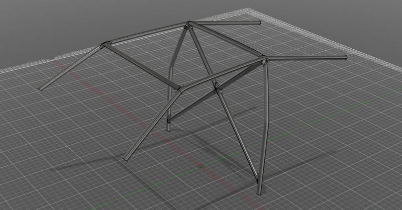 Safety cage for Porsche Panamera 2017 1\1