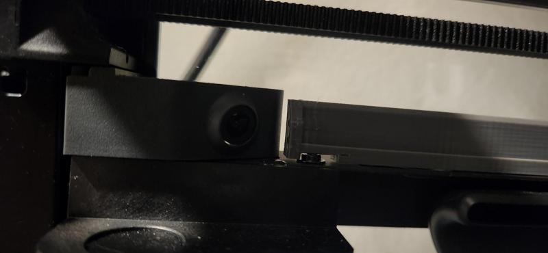 Left side Bambu P1P COB LED strip enclosure (clears BBL camera)
