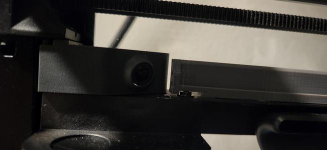 Left side Bambu P1P COB LED strip enclosure (clears BBL camera)