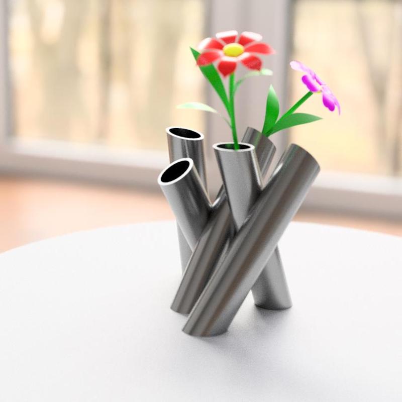 Designer Asymmetrical Artistic Flower Vase