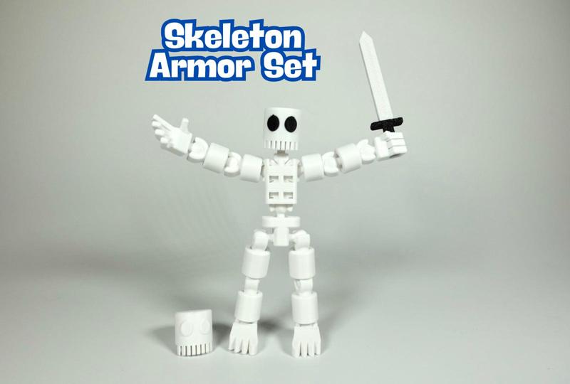 Skeleton Armor Set (MM3D Action Figure)