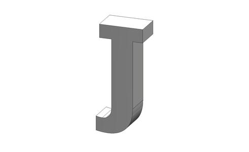 J Letter Rockwell Font Letter