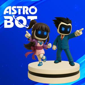 Astro Bot Phoenix Wright and Maya Fey Ace attorney
