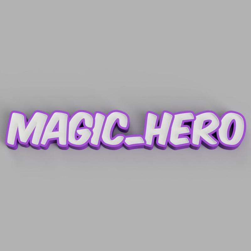 NAMELED MAGIC_HERO - LED LAMP WITH NAME
