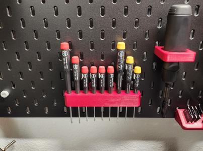 Wiha Precision Screwdriver Skadis T-Nut Mount