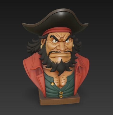 Blackbeard Marshall D. Teach from One Piece