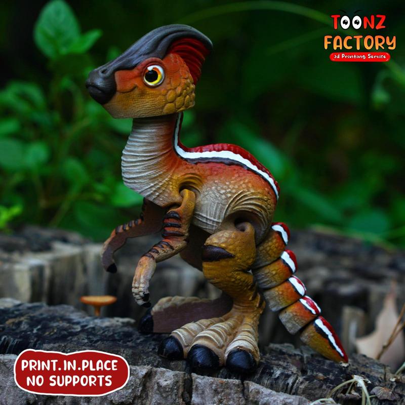 Flexi Parasaurolophus Dinosaur