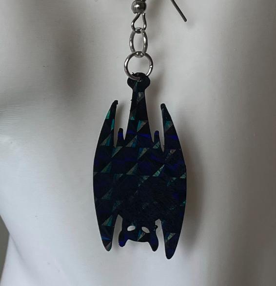 Sleeping Bat earring