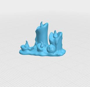 candles scull MONSTER HIGH DOLL ACCESSORIES