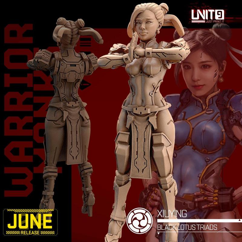 Cyberpunk - Xiu Ying - Black Lotus Triad Warrior Monks