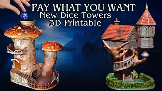 Fantasy Dice Towers Vol2: All Stretch Goals [Merchant L/T]