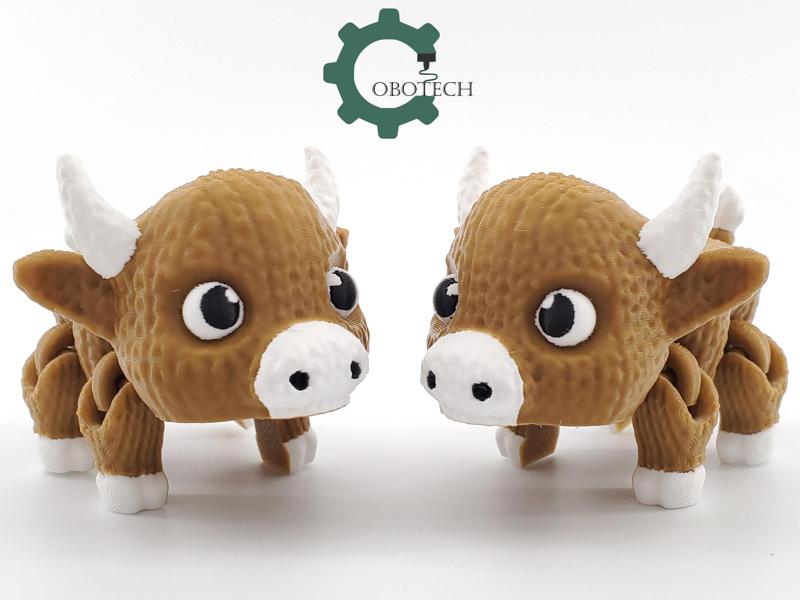 Cobotech Articulated Crochet Walking Bull by Cobotech