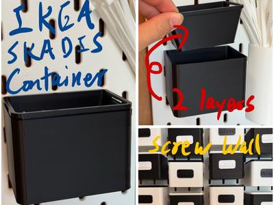 ikea skadis pegboard multi-purpose container 
