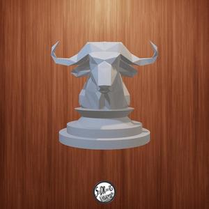 Power of the Wild Buffalo - LowPoly - Bust - Head - Perfect Design - Easy Print - Decor - SoliDRawinGS0278