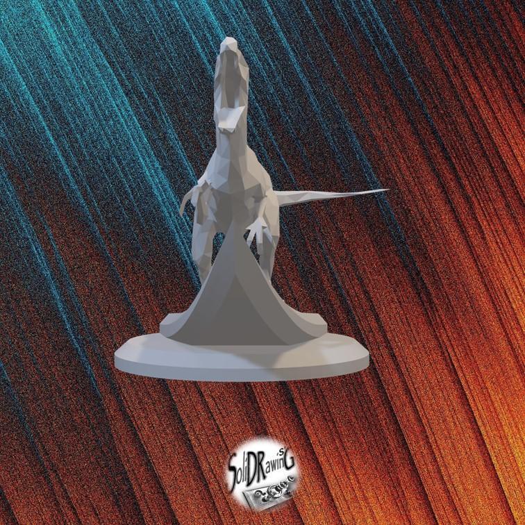 Indominus Rex - LowPoly - Bust - Full - Perfect Design - Easy Print - Decor - SoliDRawinGS0093