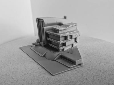 Modern Office Building Miniature